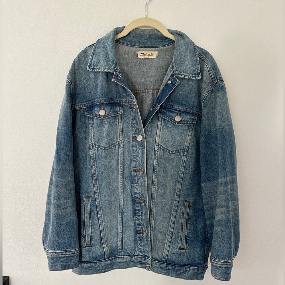 Madewell Oversized Denim Jacket Size M